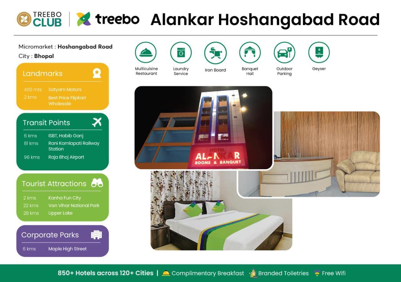 Treebo Alankar Hoshangabad Road Bhopal Eksteriør bilde